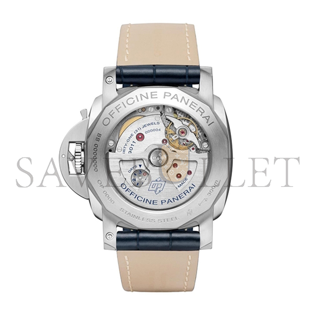 Pa*e*ai luminor gmt blue dial 44mm watch pam01033